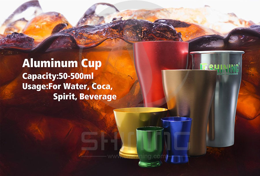 Anodized aluminum cups are great for beverages Aluminum Tumbler