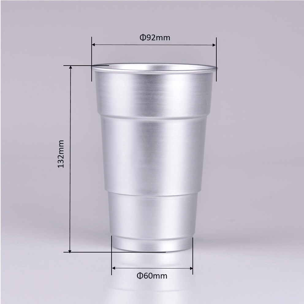 Aluminum cup recyclable